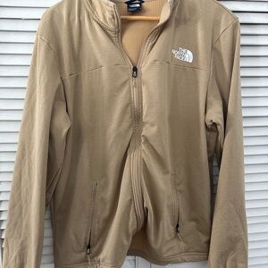 The North Face Beige Full-Zip Jacket